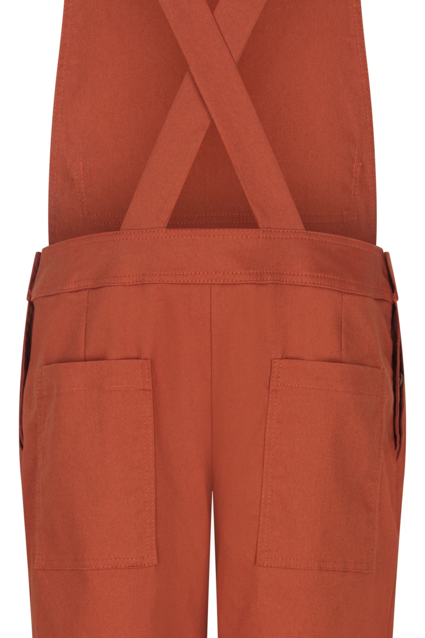 Batch. No.2 Men's Cotton Overalls in Orange Tan