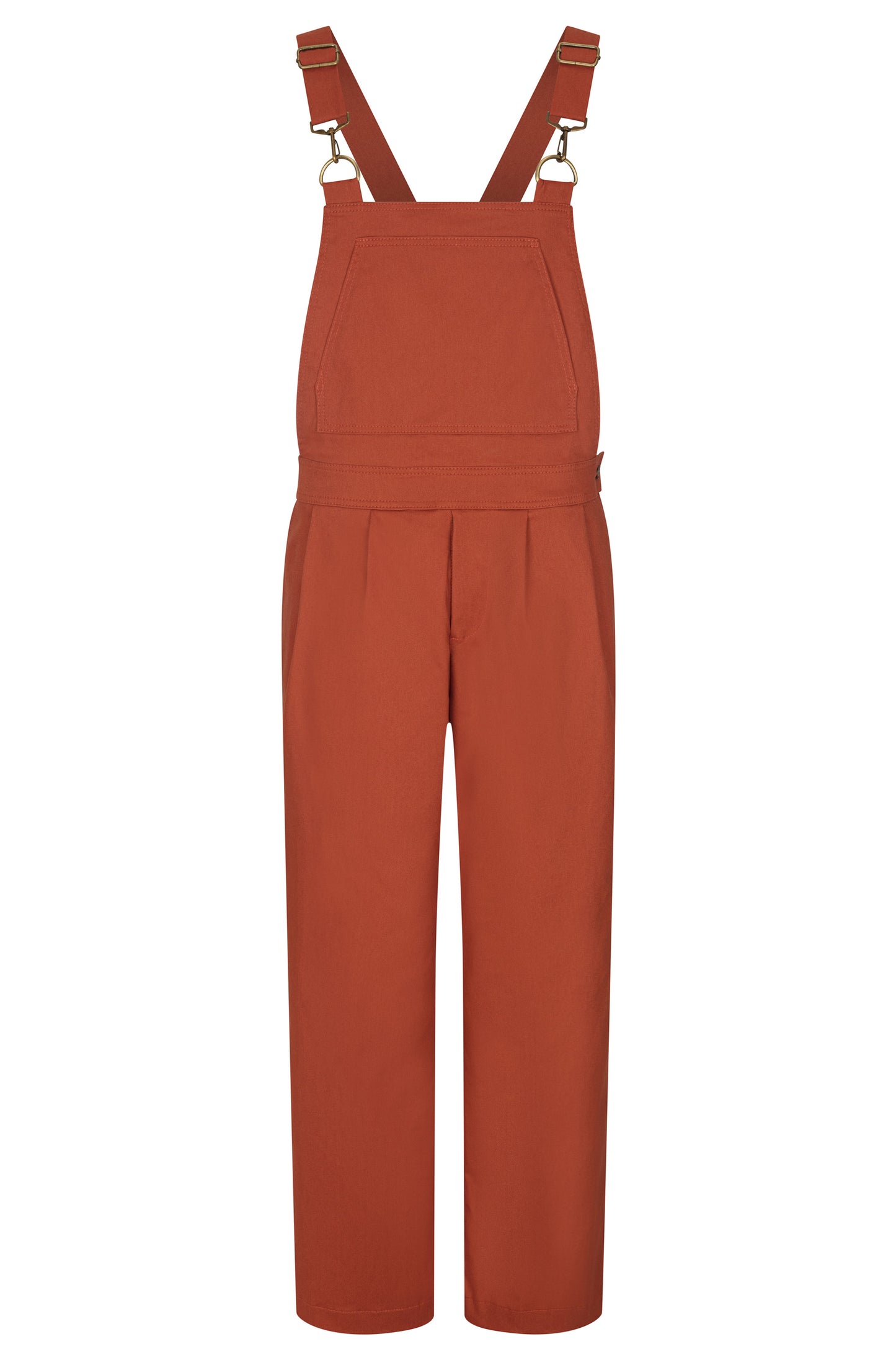 Batch. No.2 Men's Cotton Overalls in Orange Tan