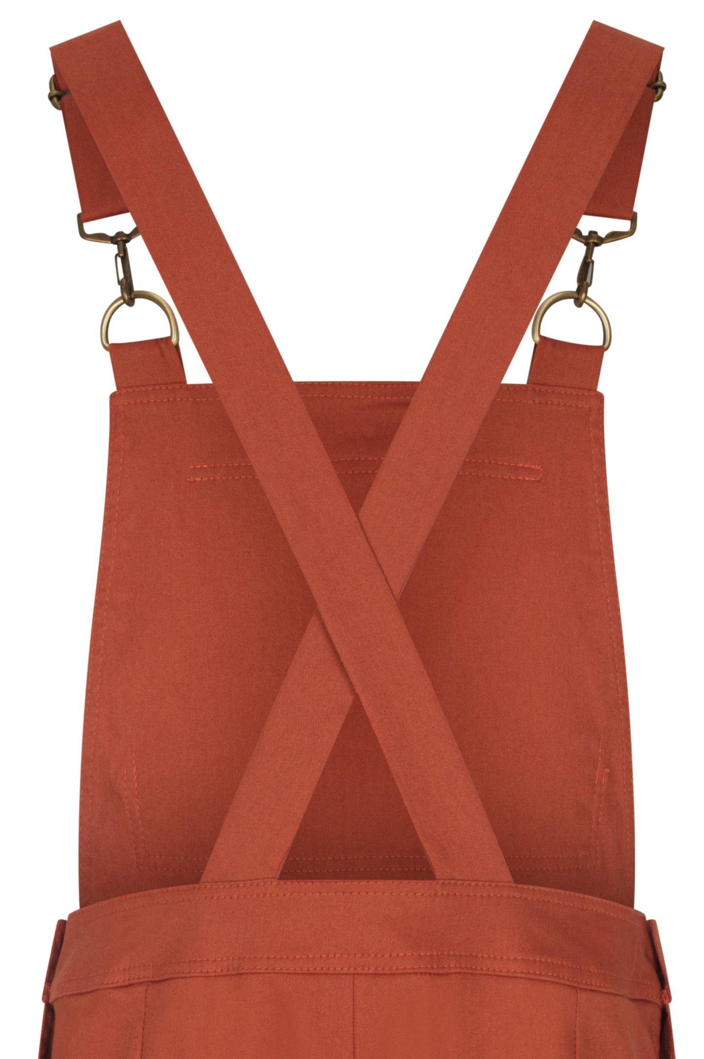 Batch. No.2 Men's Cotton Overalls in Orange Tan