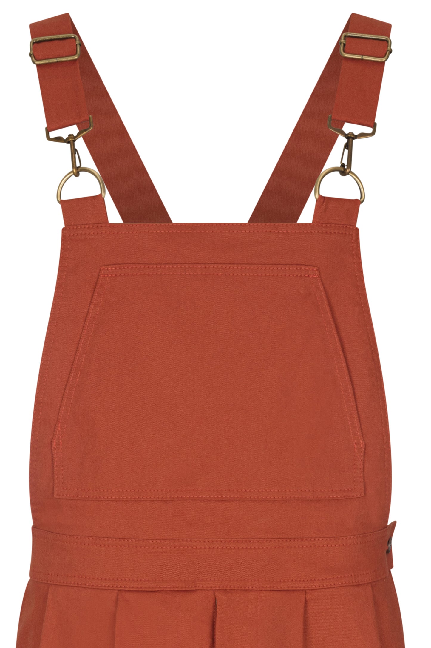 Batch. No.2 Men's Cotton Overalls in Orange Tan