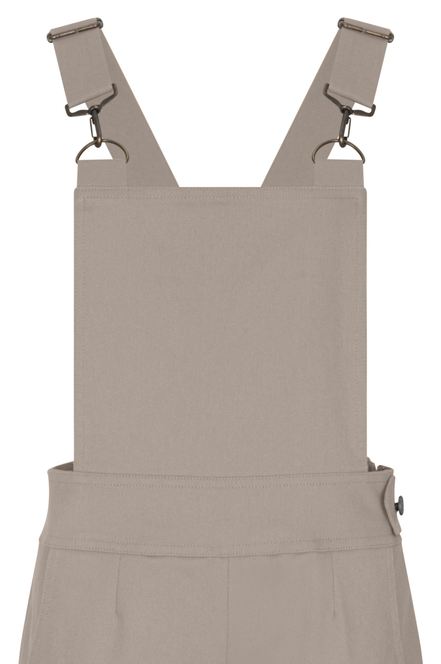 Women’s Cotton Overalls in Silver Grey